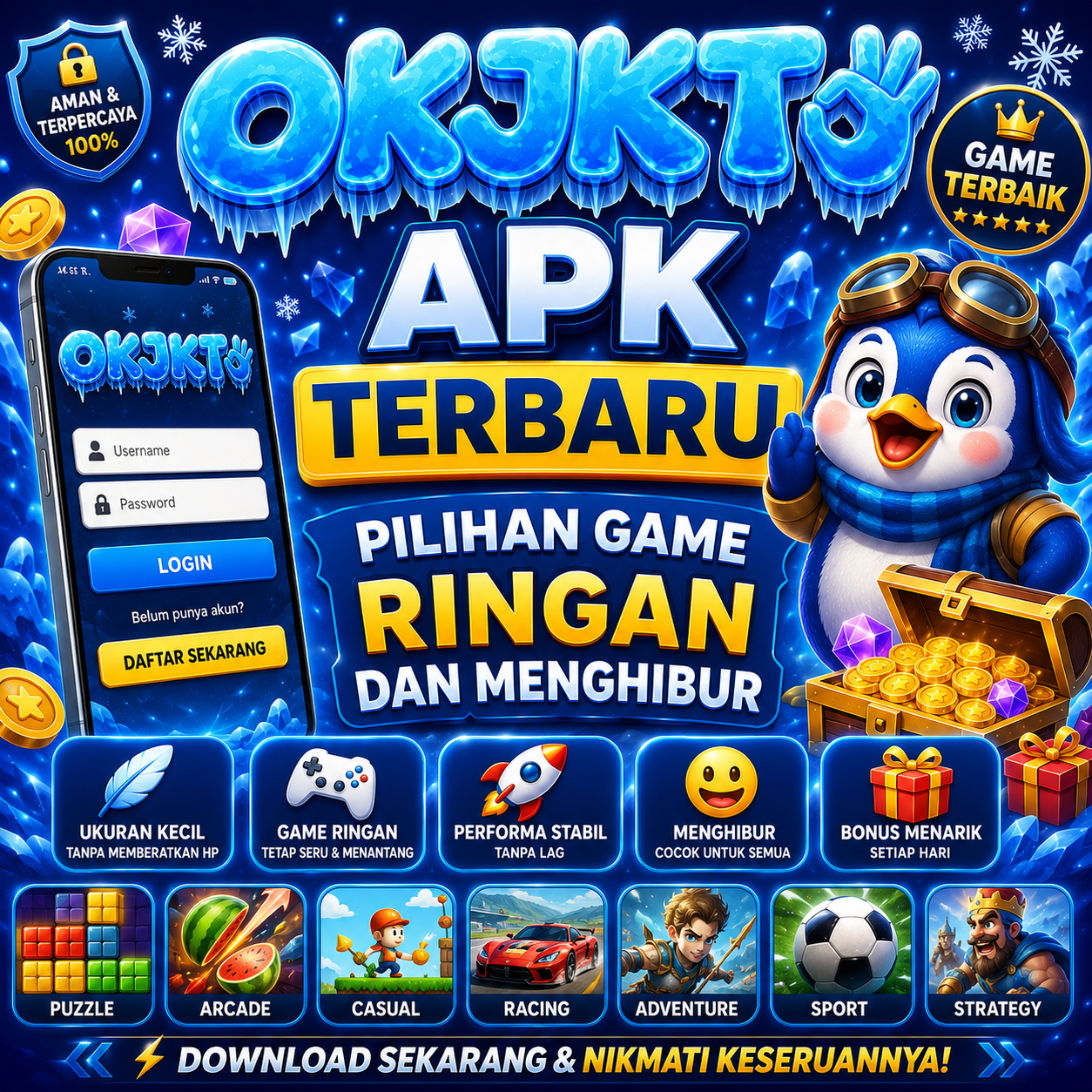 OKJKT APK Terbaru dengan Pilihan Game Ringan dan Menghibur